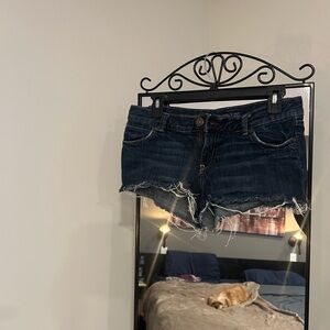 Mossimo Supply Co. Dark Blue Jean Shorts